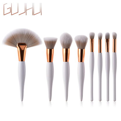 8-Piece Professional Makeup Brush Kit — Flawless Application Every Time