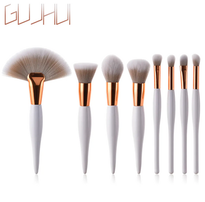 8-Piece Professional Makeup Brush Kit — Flawless Application Every Time