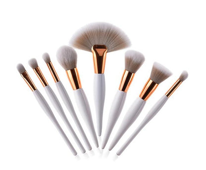 8-Piece Professional Makeup Brush Kit — Flawless Application Every Time